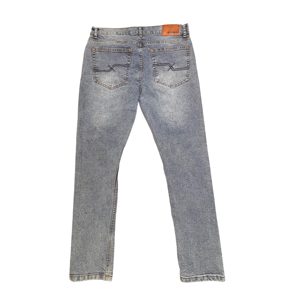 Element Jeans Mens Blue Wash Denim Straight Fit Pants Size‎ 32x32 - Picture 2 of 9